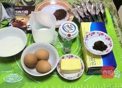巧克力芝士蛋糕8寸方模的做法图解1