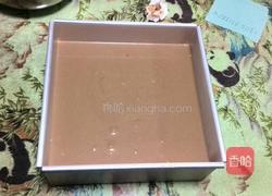 巧克力芝士蛋糕8寸方模的做法图解13