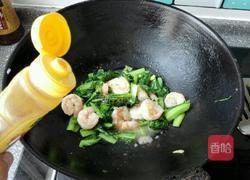 小白菜炒虾仁的做法图解9