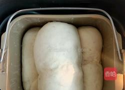 (冷藏汤种)椰香炫彩蜜豆土司的做法图解8