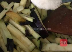 耗油炒青椒茄子的做法图解4