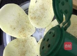 无油版微波炉薯片的做法图解2