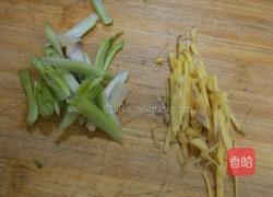 蒜苔肉丝的做法图解3