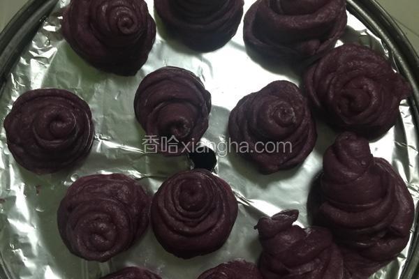 紫薯玫瑰花花卷
