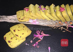 抹茶蔓越莓曲奇饼干的做法图解9