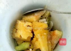 菠萝奇异果冰沙的做法图解6
