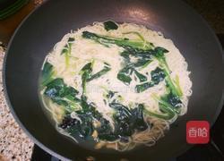 菠菜炝锅面的做法图解11