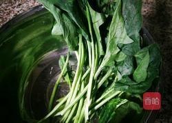 菠菜炝锅面的做法图解3