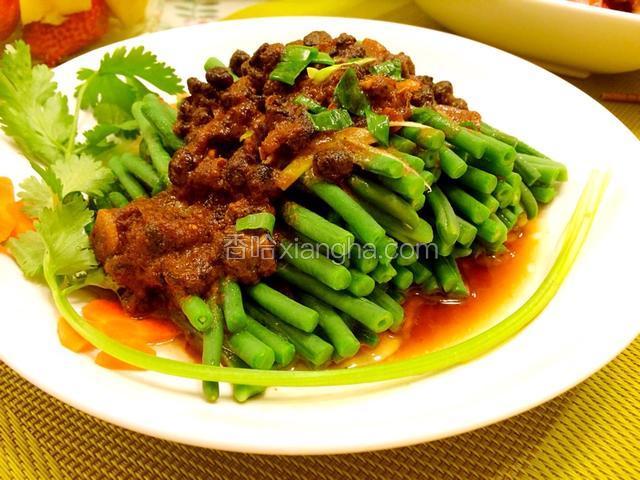 豆豉麻酱豇豆角
