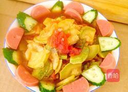 番茄炖西葫芦的做法图解6