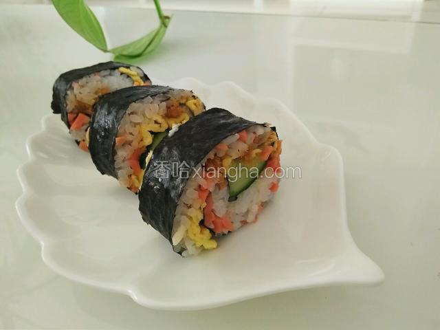 然后切成断