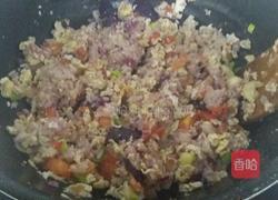 紫薯米饭炒的做法图解4