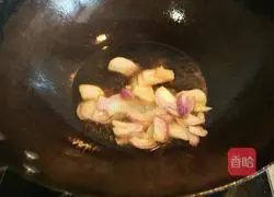 Illustration of how to cook rapeseed with mushrooms 8