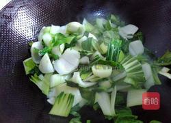 油渣炒青菜的做法图解3