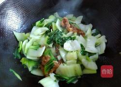 油渣炒青菜的做法图解5