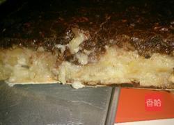 可可甘纳许豆花生核磅蛋糕的做法图解7