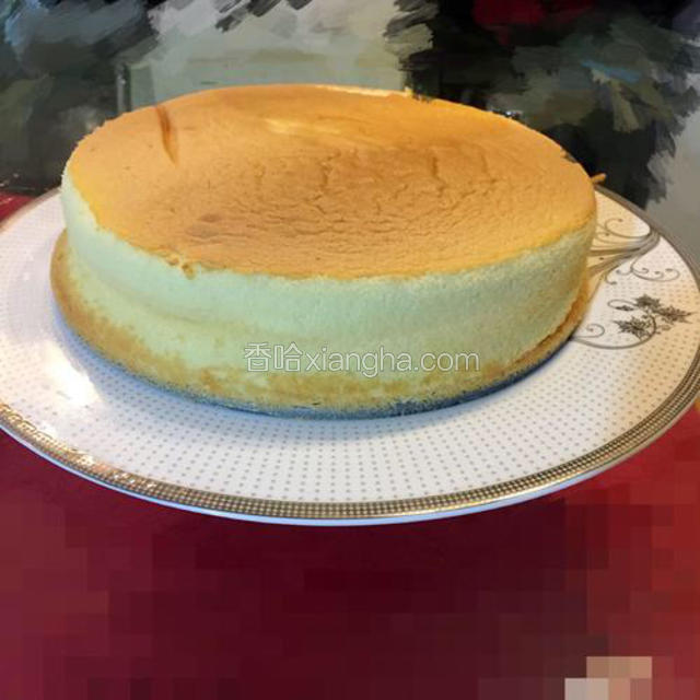 橙香戚风上桌啦！