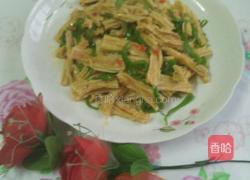 青椒炒腐竹的做法图解8