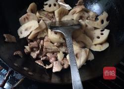 莲藕烧肉的做法图解4