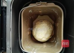 (冷藏汤种)豆沙蜜豆双拼薏仁土司的做法图解3