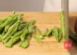 香辣扁豆丝的做法图解1