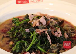 蒜子煮红苋菜的做法图解7