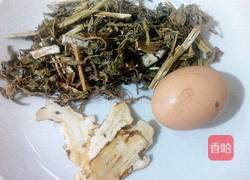益母草当归煮鸡蛋的做法图解1