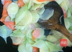 炒彩蔬的做法图解5