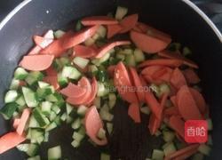 爽口火腿蛋盖饭的做法图解3