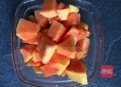 木瓜炖奶的做法图解2