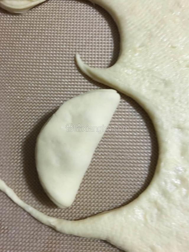 对半折一下；