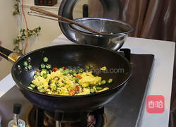 秋葵炒鸡蛋的做法图解6