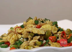 秋葵炒鸡蛋的做法图解7