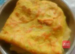 Illustration of how to make carrot and egg cake 4