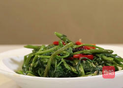 椒丝腐乳空心菜的做法图解5