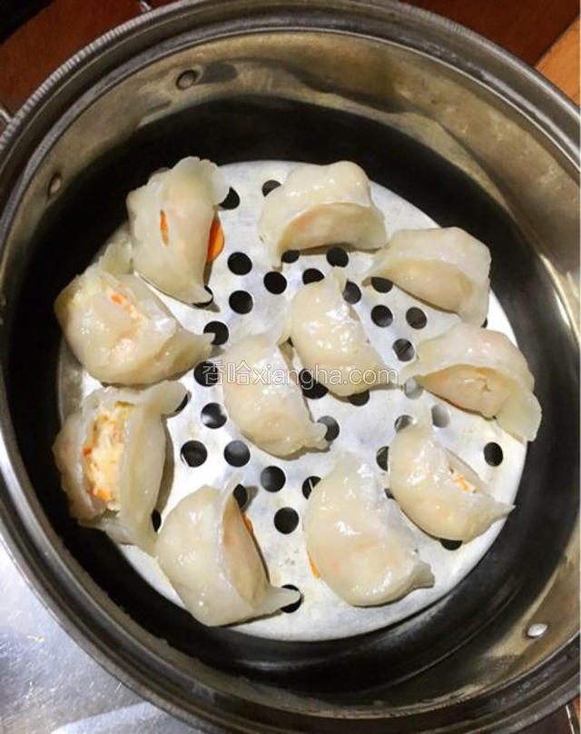 蒸好后晶莹剔透
