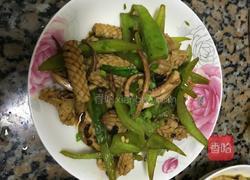 尖椒炒鱿鱼的做法图解5