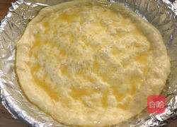 火腿鲜蔬五彩披萨的做法图解6