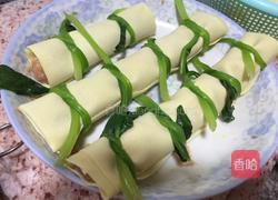 豆腐皮肉卷的做法图解3