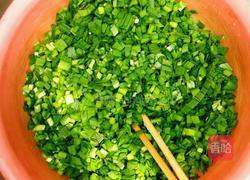 韭菜鸡蛋水饺(生鸡蛋版)的做法图解3