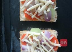 鲜虾土司披萨的做法图解9