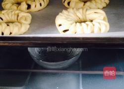蜜豆花环面包的做法图解13