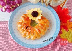 蜜豆花环面包的做法图解17