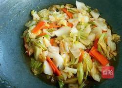 酸甜圆白菜的做法图解6