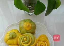 南瓜豆沙馒头的做法图解12