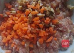 香菇酿肉的做法图解3