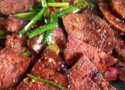 蒜苗血豆腐的做法图解4