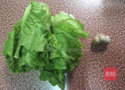蒜蓉炒生菜的做法图解1