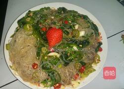 凉拌双椒菠菜粉丝的做法图解9