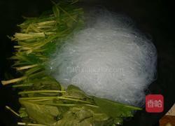 凉拌双椒菠菜粉丝的做法图解6